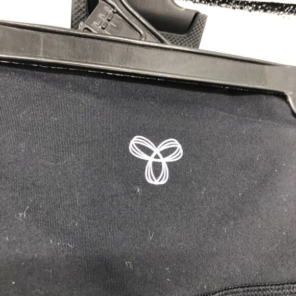 TNA Aritzia Atmosphere leggings solid  black with yellow side stripes XXS - Picture 5 of 13